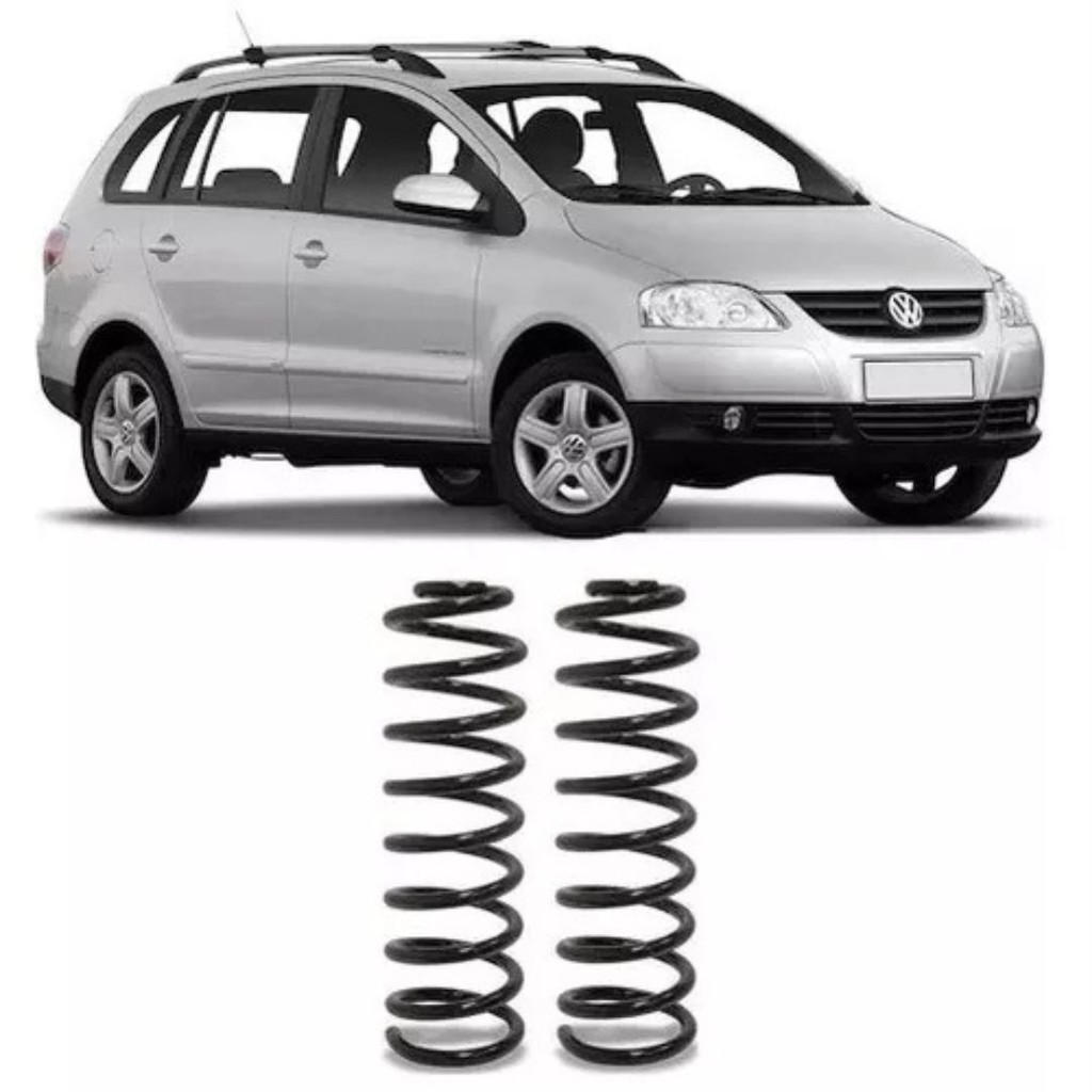 Par Mola Espiral Traseira Gnv Polo Sedan Space Fox 2003 ... Gnv