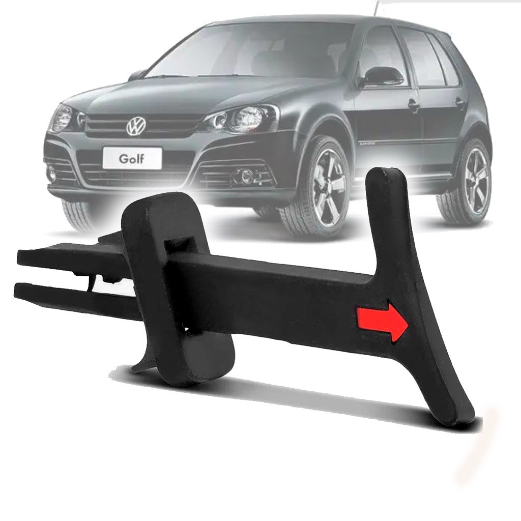 Haste Lingueta Trava Puxador Abertura Capo Vw Golf Sapão 2008/2014 Longa
