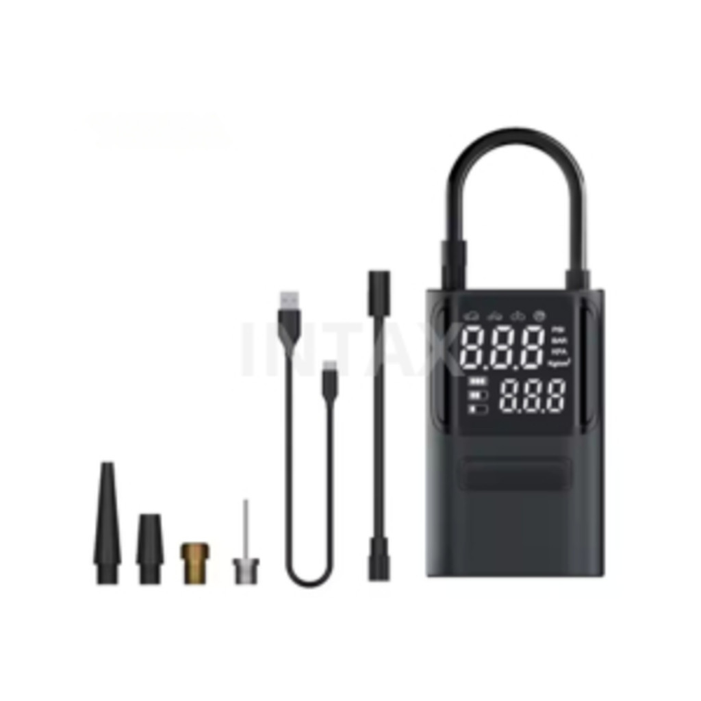Mini Compressor de Ar Portatil Recarregavél Digital USB Calibrador Pneu Envio Imediato