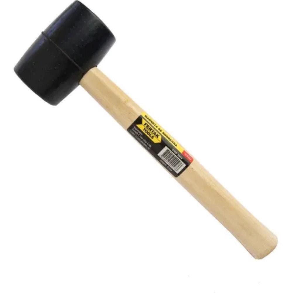 Marreta De Borracha 60mm Pedreiro Obra Piso e Azulejo Fertak Martelo Tijolo Porcelanato Basalto Gesso Madeira em Oferta na Shopee