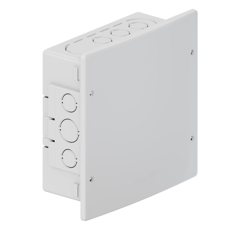 Caixa de Passagem Embutir CPT20 Branca - Tigre em Oferta na Shopee