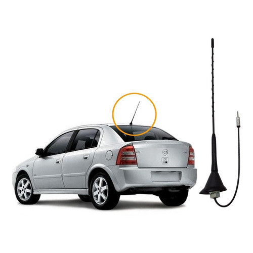 Antena De Teto Astra/ Corsa / Celta Haste Espiral Removível.