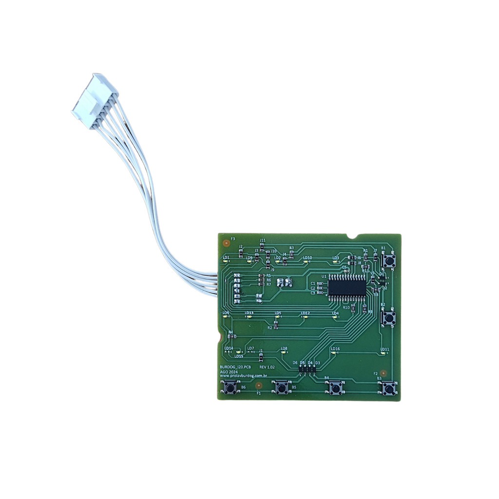 Placa Interface Lavadora Electrolux Led13 Led14 Led15 Led17 Luz Branca A20246001 Bivolt