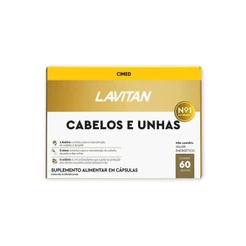 Lavitan Cabelos E Unhas Com 60 Caps.