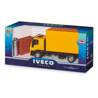 Caminhão Miniatura Iveco Tector Baú E Acessórios em Oferta na Shopee