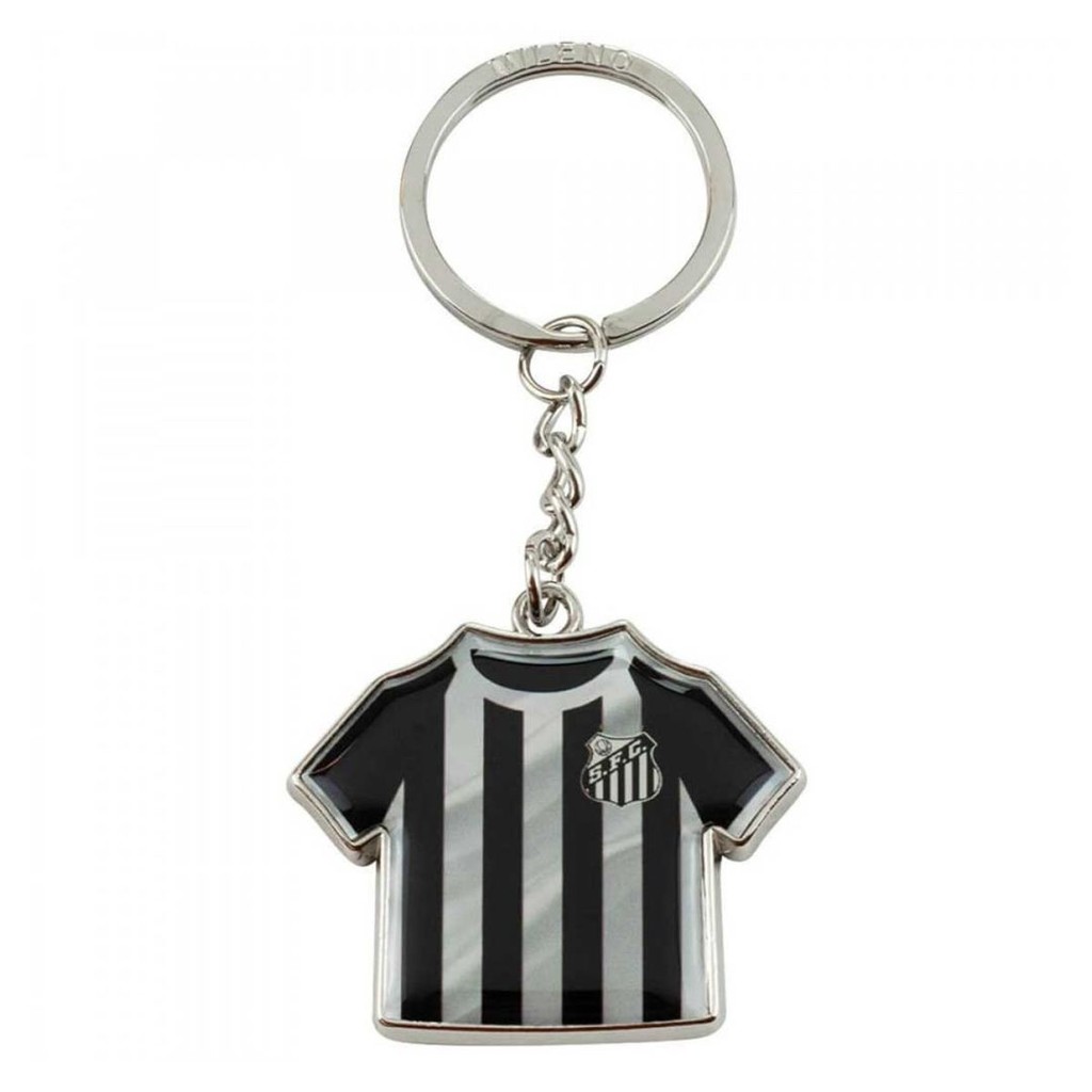 Chaveiro Metal Camisa Time 3.5cm - Santos