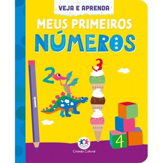 Livro Meus primeiros números em Oferta na Shopee