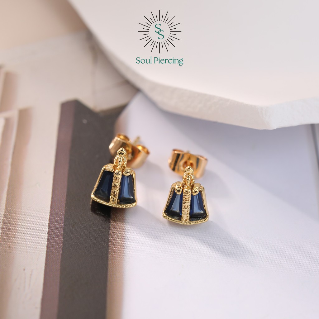 Brinco Femininos Delicados Folheado a Platina 18k Nossa Senhora Aparecida Luxo