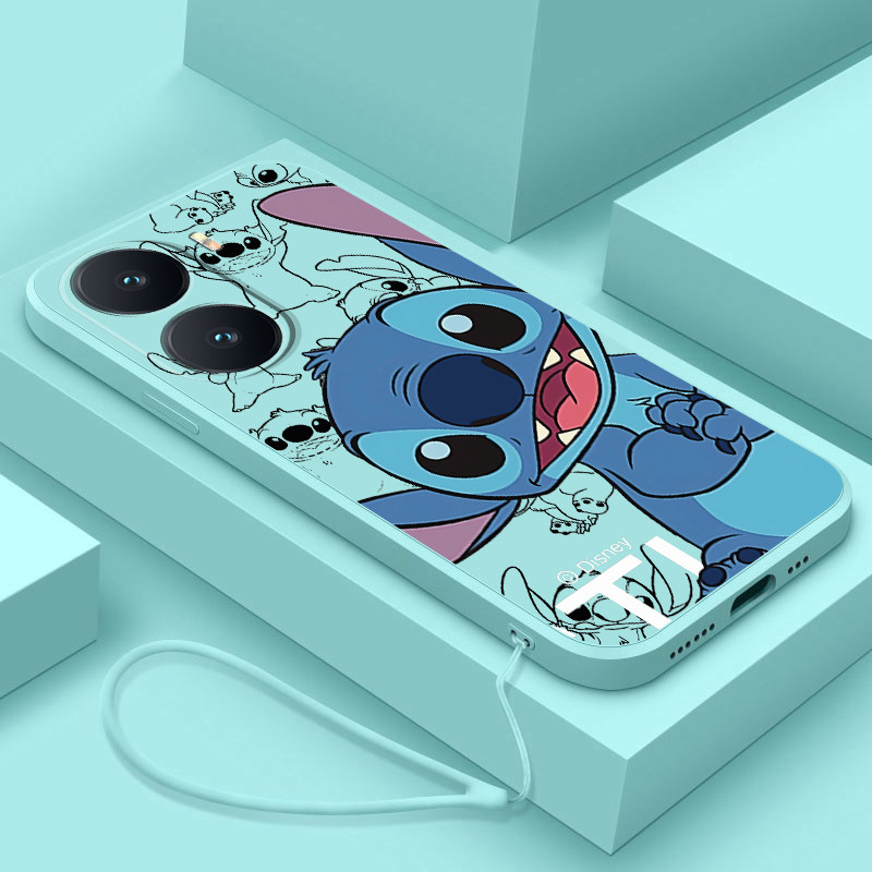 Xiaomi POCO C71 redmi A5 Capa Completa Para Câmera Chuffed Stitch Monster Silicon Liquid Rubber Back Case em Oferta na Shopee