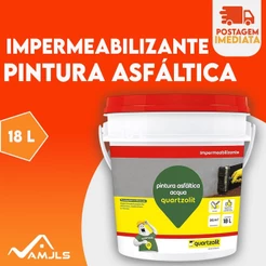 Impermeabilizante Pintura Asfáltica ACQUA 18L - Quartzolit