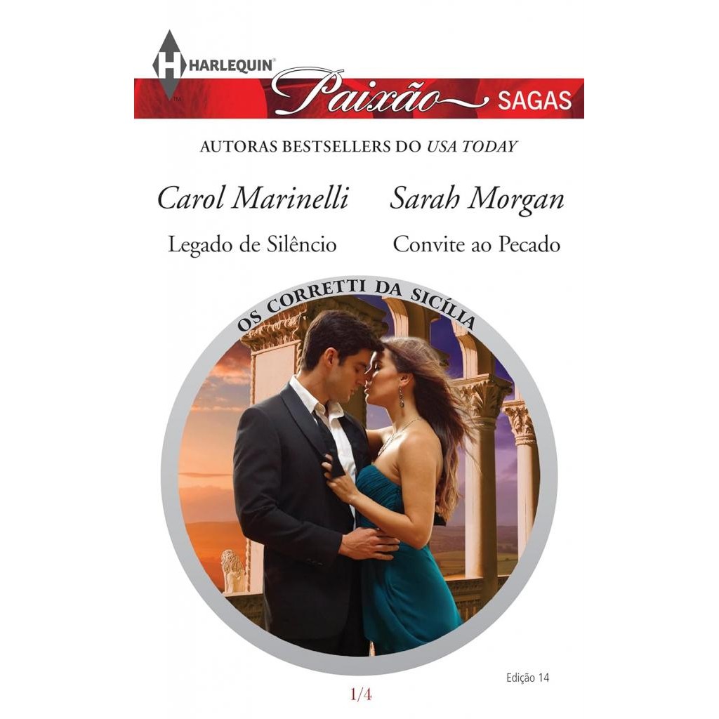 Livro: Paixão Sagas 14 - Os Corretti da Sicília 1 Autor: Carol Marinelli, Sarah Morgan (Novo, Lacrado)