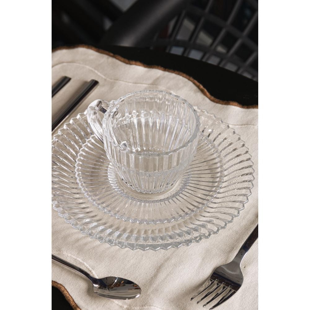 4 Xícaras de Chá Wolff Imperatriz de Cristal 220ml - Home & Living
