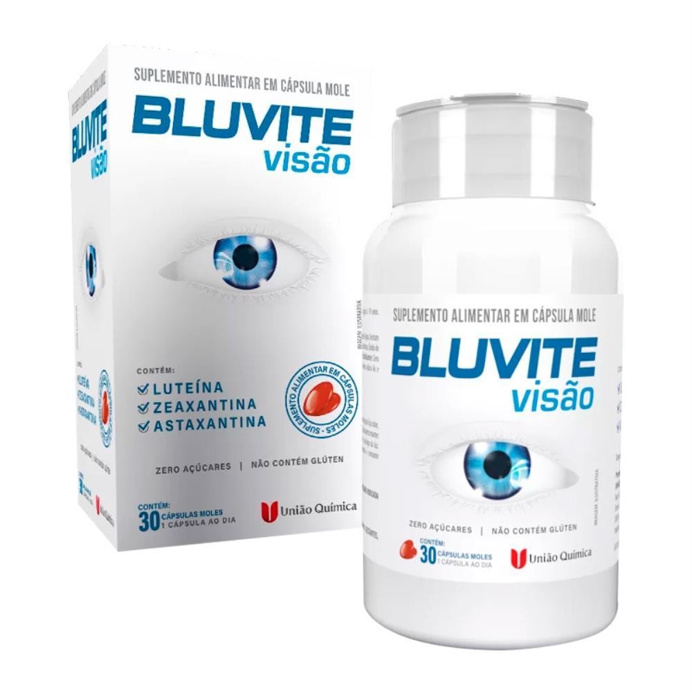 BLUVITE VISÃO COM 30 CÁPSULAS UNIÃO QUÍMICA
