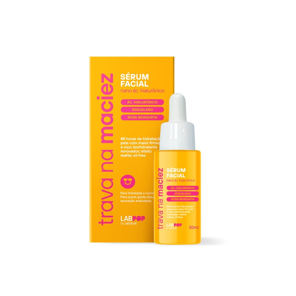 Sérum Facial Hidrata Trava Na Maciez Labpop Labotrat 30ml - Beauty