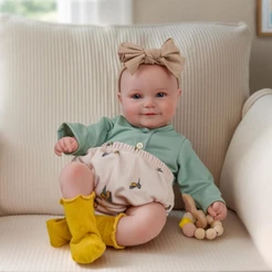 Bebê Reborn Boneca Realista Fofinha Corpinho Siliconado Pode Dar Banho