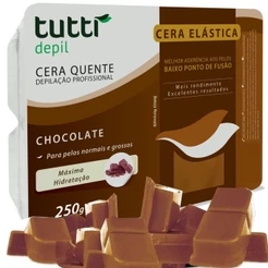 Cera depilação quente elástica corporal 250g Tutti Depil