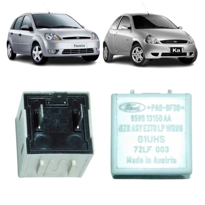 RELÉ DO PISCA ALERTA FIESTA KA COURIER ESCORT - 95VG13150AA em Oferta na Shopee