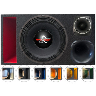 CAIXA TRIO DUTO RÉGUA COLORIDO ALTO FALANTE HARD POWER HP 750 TWEETER COMPET em Oferta na Shopee