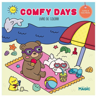 Livro Para Colorir Anti Estresse Satisfatório Ursinho Magic - Comfy Days em Oferta na Shopee