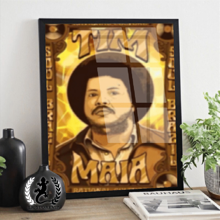 Quadro decorativo Tim Maia Musica  Soul Mpb arte poster cantor