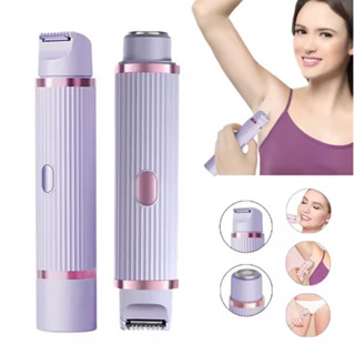 Depilador Eletrico Feminino Recarregável Removedor De Pelos Navalha Dupla em Oferta na Shopee