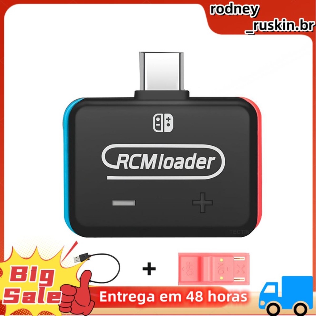 V5 RCM Carregador Auto Clip Jig Tool Switch NS Console Com Cabo USB Programa De Injeção Integrado Plástico 1 Unidade em Oferta na Shopee