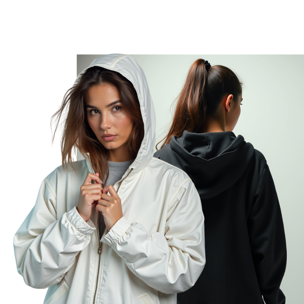 Jaqueta Corta Vento Feminina Branca Forrada Com Capuz e Punho Casaco Moletom Frio Inverno Outono em Oferta na Shopee