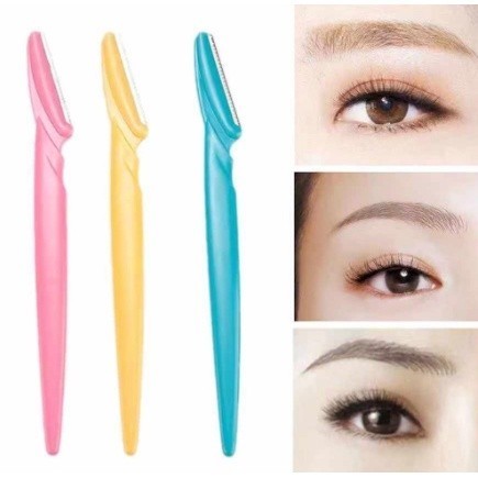 Lâminas Sobrancelha e Rosto Kit Com 3 Navalha Depilação Dermaplaning design