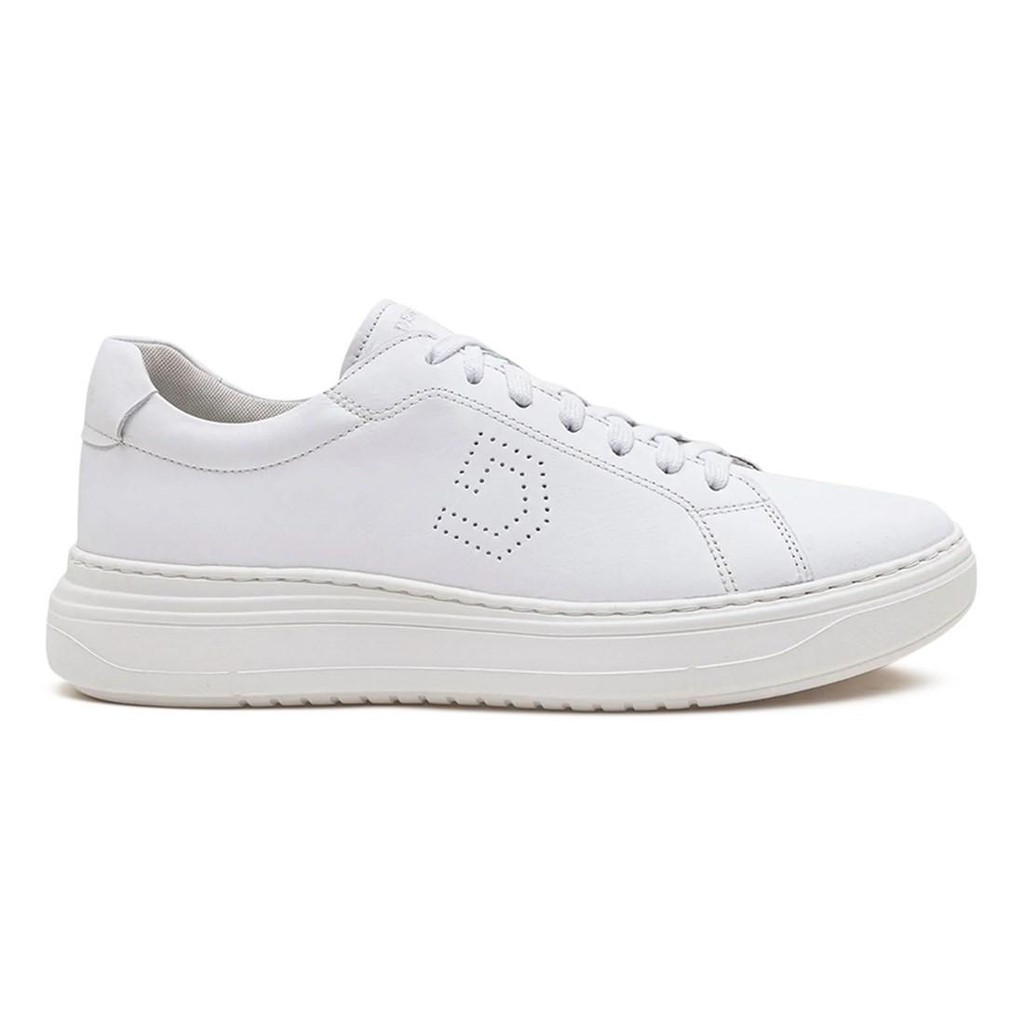 Tênis Democrata Masculino Denim Joe Super Leve Couro Confort - Men Shoes