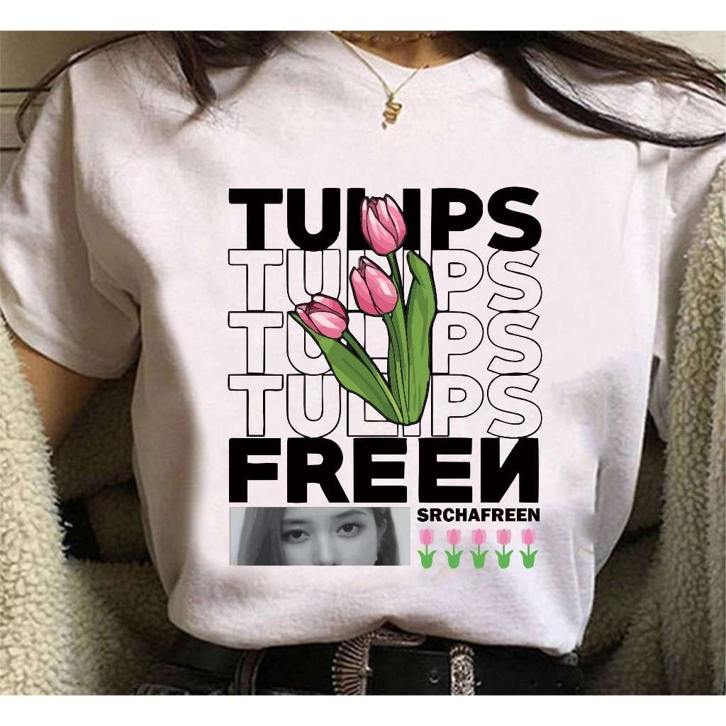 Camiseta Invicto Gap The Series Freen Tulips Tulipa Becky Freenbecky Aesthetic Unissex 100% Algodao Prime