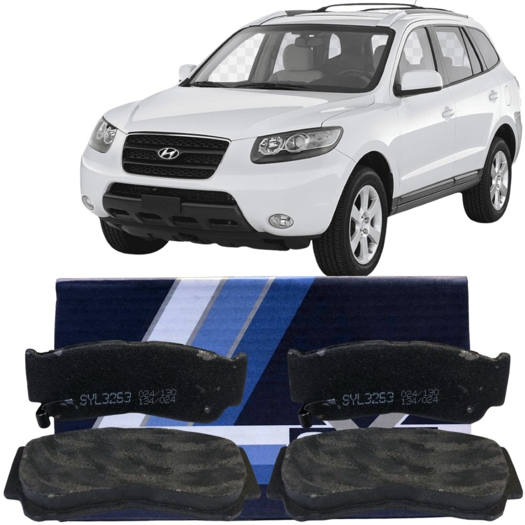 Pastilha De Freio Traseiro Syl Para Santa Fé 2.7 2006 A 2010