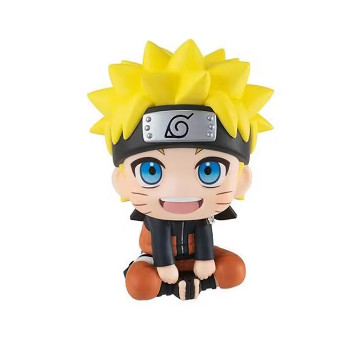 Naruto Anime Action Figure, Q Version, Kawaii, Estatueta, Decoração de Carro, Coleção Toy, 9cm