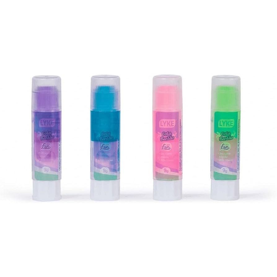 Cola Em Bastão Colorida 9G Tom Pastel Lyke