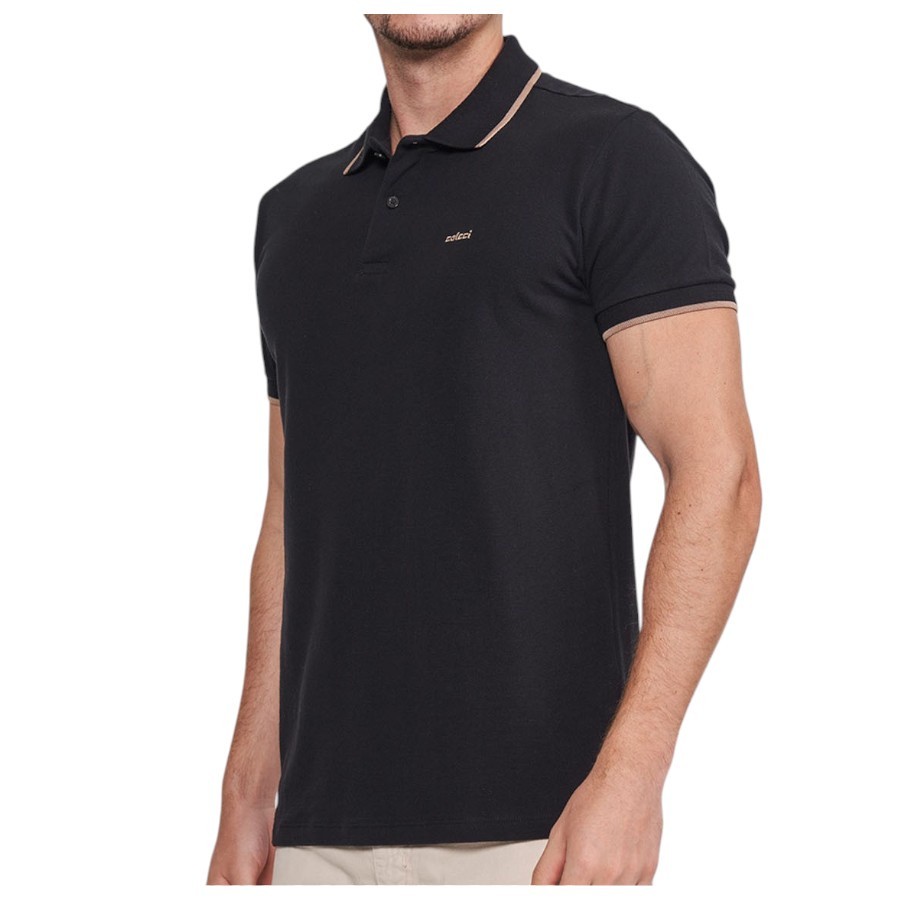 Camisa Masculina Malha Piquet Algodão Polo Colcci