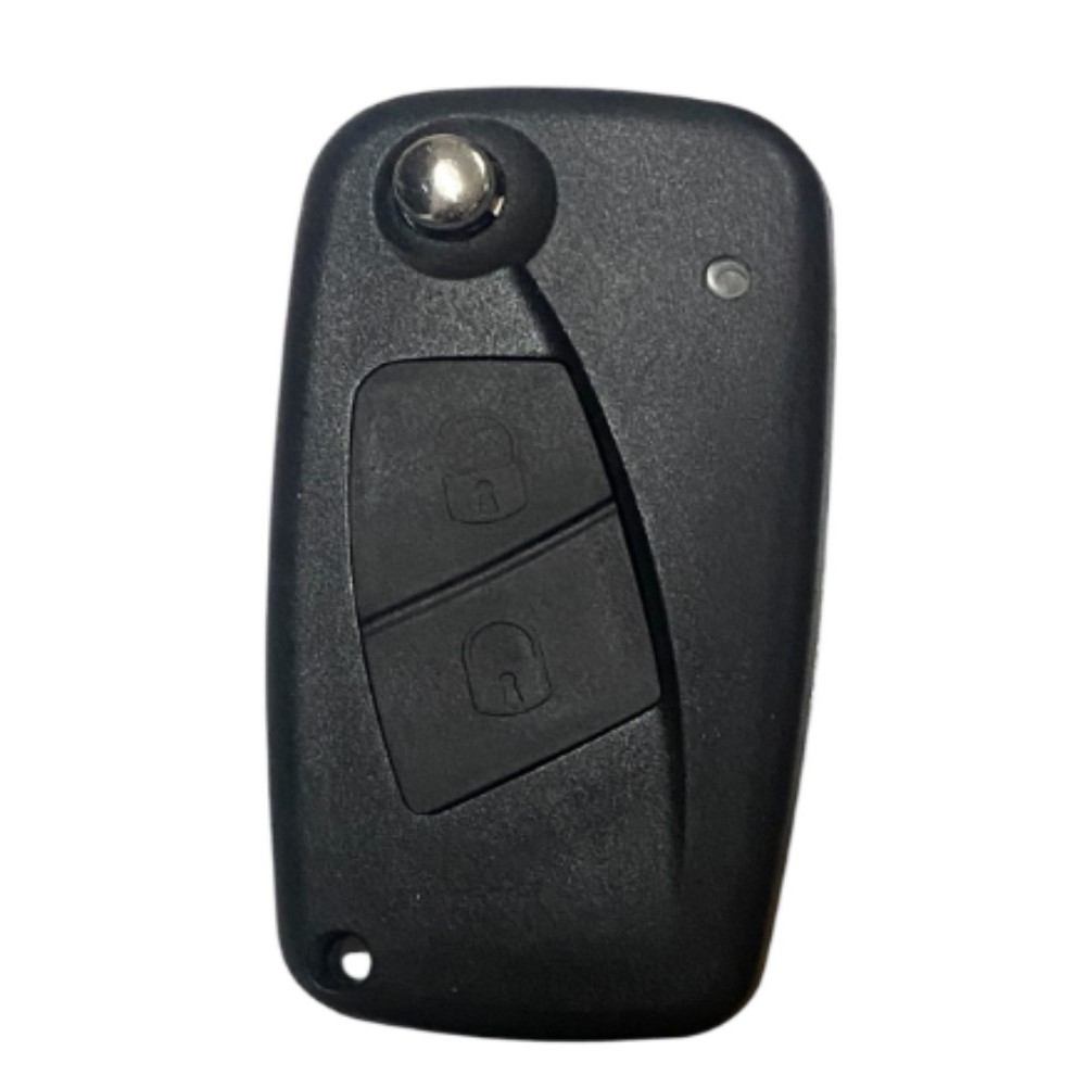 Carcaça Chave Canivete Fiat Punto Stilo Idea 2 Botões Preto