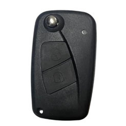 Carcaça Chave Canivete Fiat Punto Stilo Idea 2 Botões Preto