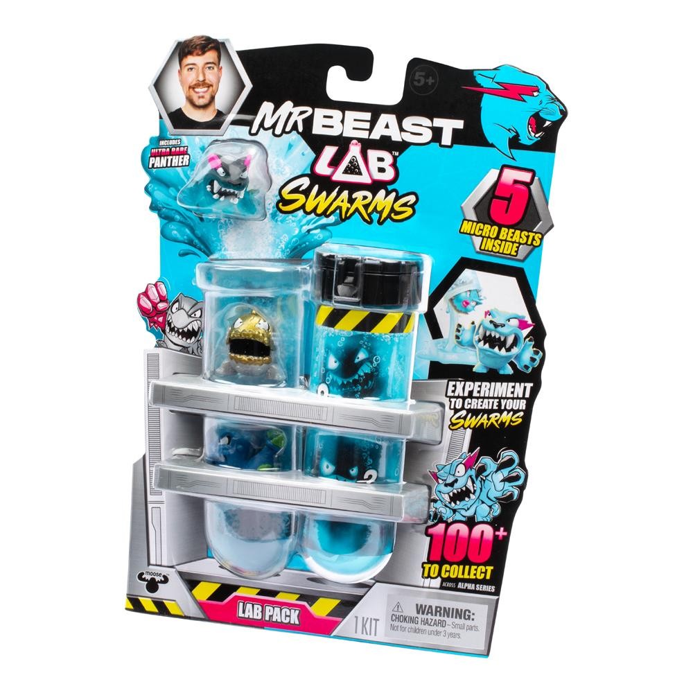 Tubo de Ensaio com 5 Mini Bonecos Swarms MrBeast Lab - Sports & Outdoors