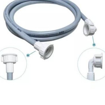 Mangueira De Maquina Lavar tanquinho Entrada Água Lavadora 1,40 Metros  Universal com Adaptador 1/2 ''