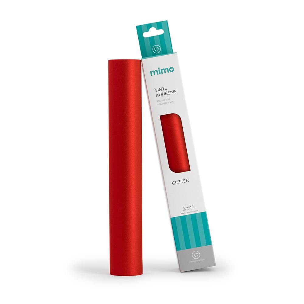 Adesivo Vinil Glitter - Vermelho Puro - Mimo - 30,5 cm x 1,22 m - 1 Unid em Oferta na Shopee