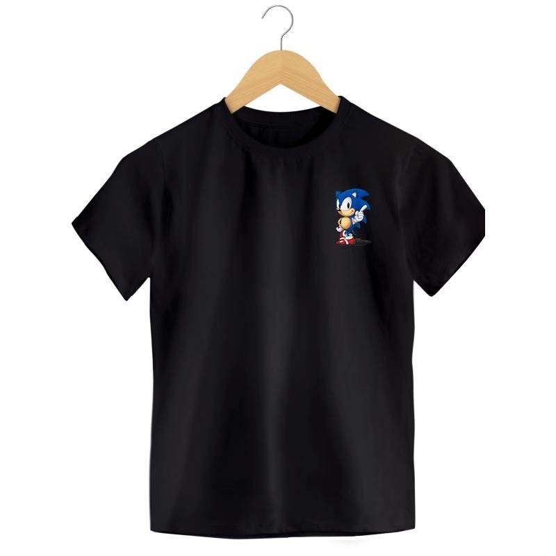 Camiseta Feminino Tumblr TikTok Masculino menina Sonic geek super sonic nostalgia 100% Algodão Envio Imediato trendbox