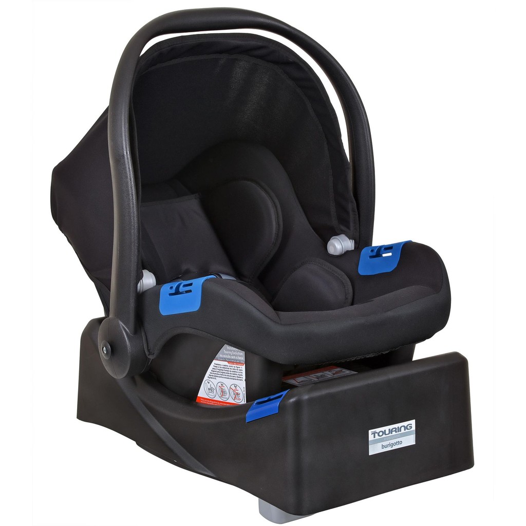 Bebê Conforto Burigotto  Touring X Preto Com Base Veicular em Oferta na Shopee