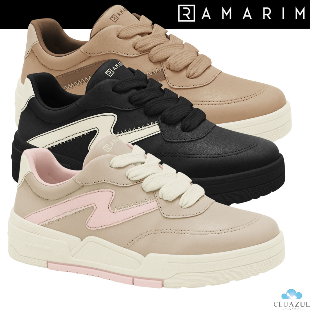 Tênis Feminino Ramarim Raio Estilo Urbano Confortável em Oferta na Shopee
