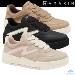 Tênis Feminino Ramarim Raio Estilo Urbano Confortável