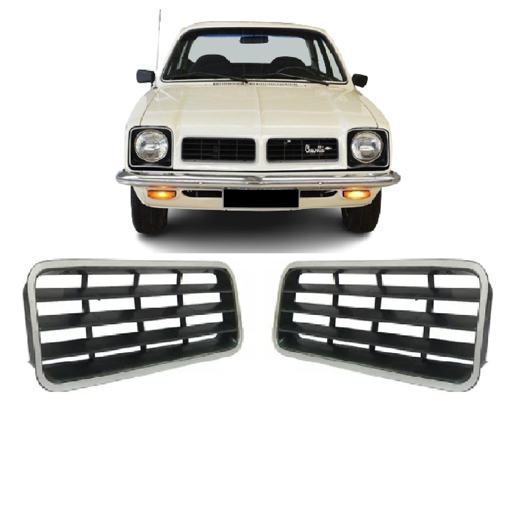 PAR GRADE RADIADOR CHEVETTE 1978 A 1982 PRATA