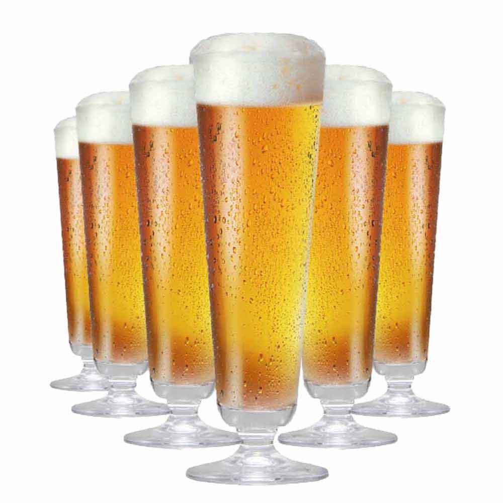Jogo de Taças de Cristal Prestige P para Cerveja 6 pcs, 325ml - Ruvolo em Oferta na Shopee