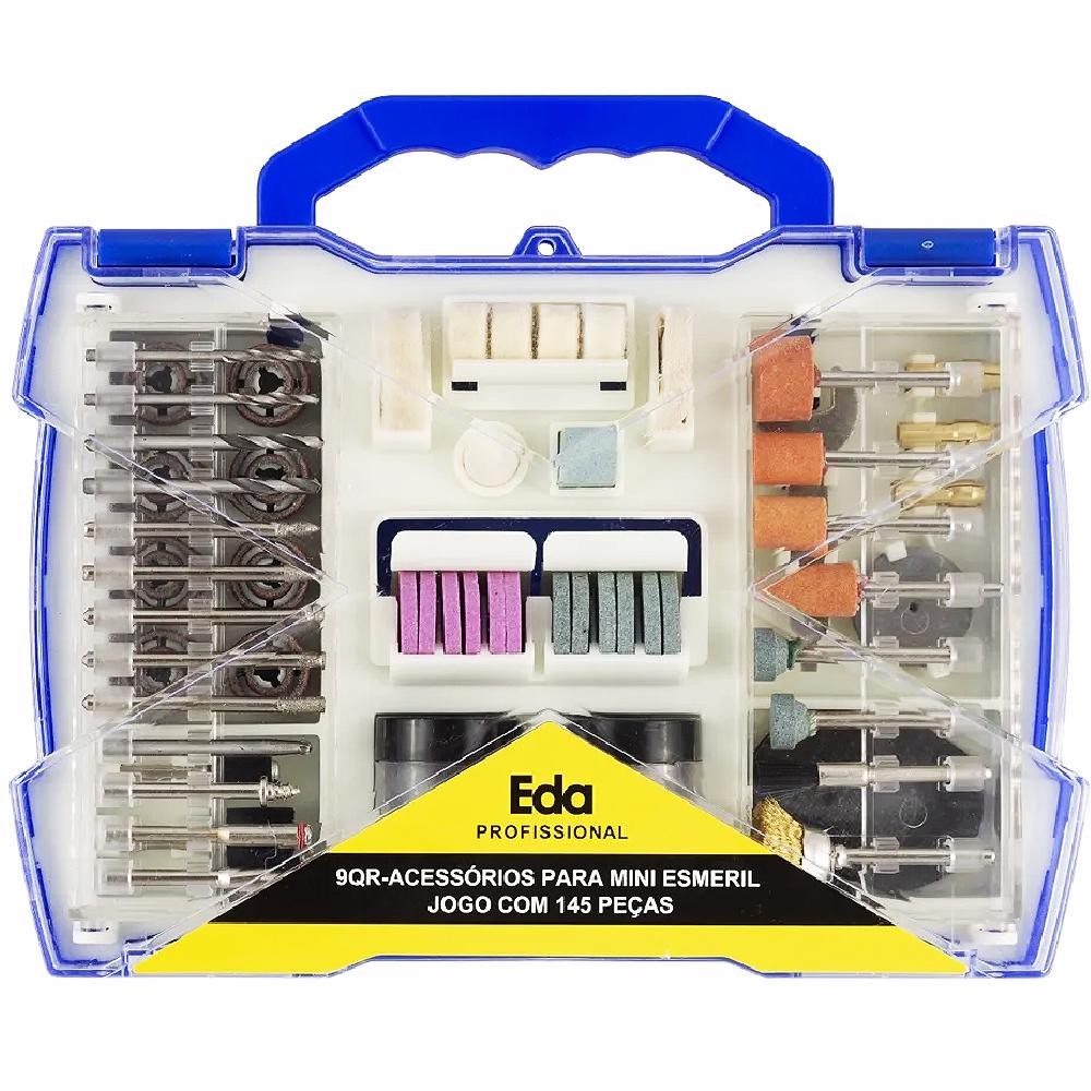 Kit de Acessórios para Mini Esmeril com 145 Peças 9QR EDA em Oferta na Shopee