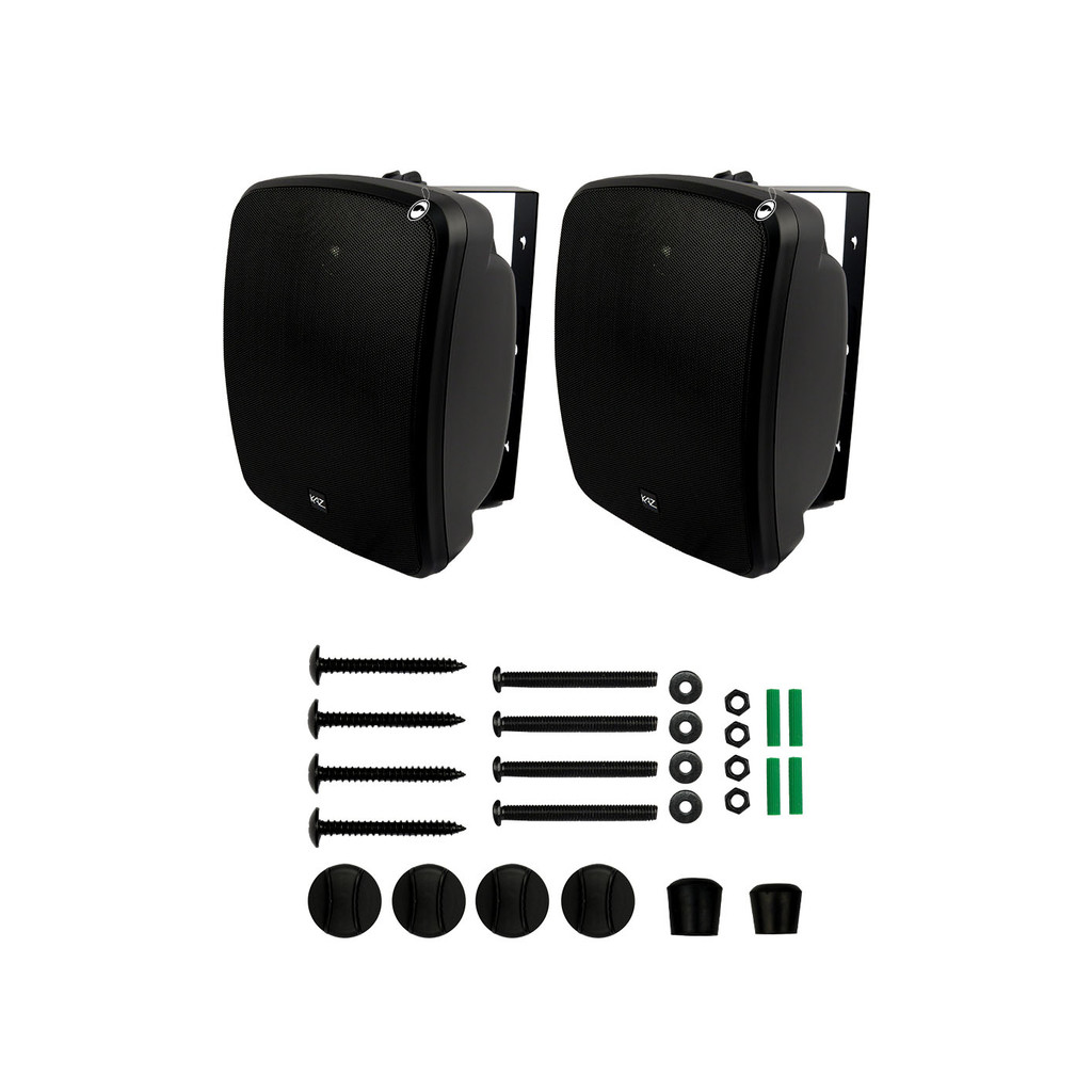 Par Caixa Acústica Passiva 5" K5 Preto Kaz Audio 300W RMS Hurricane