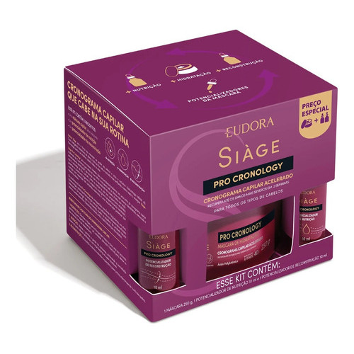 Siàge Pro Cronology Kit Cronograma Capilar Acelerado