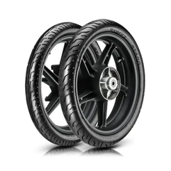 Par Pneu Vipal ST600 80/100-18 E 100/80-18 Uso Sem Câmara Fan CG Titan Factor Start Cargo YBR