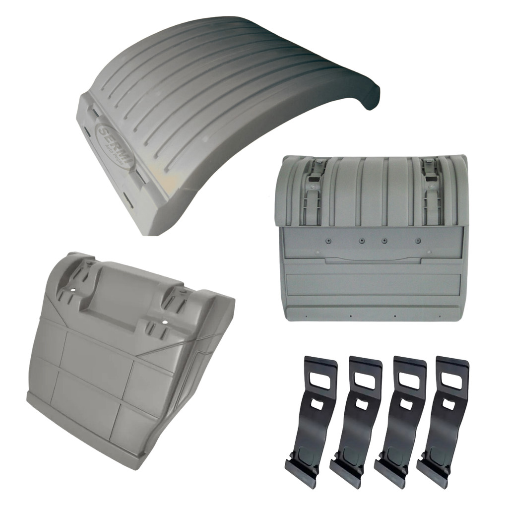 kit Paralama Traseiro Tracao MB Axor 1933 2035 2040 Lado Esquerdo Mercedes Benz Caminhao em Oferta na Shopee